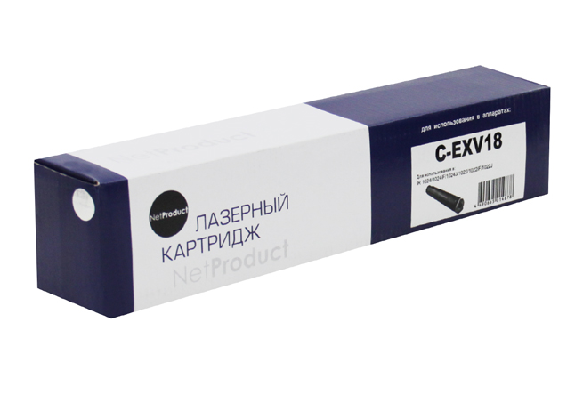 Тонер-картридж NetProduct (N-C-EXV18) для Canon iR-1018/1020/1022/1024, туба, 8,4K/netcat_files/80/80/101131350.jpg