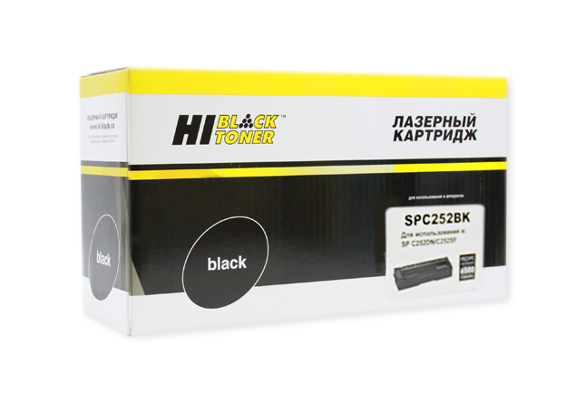 Картридж Hi-Black (HB-SPC252Bk) для Ricoh Aficio SPC252DN/C252SF/SPC262DNw/SPC262SFNw, Bk, 6,5K/netcat_files/80/80/301020550.jpg