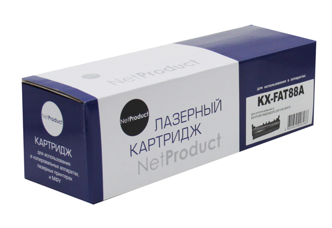 Тонер-картридж NetProduct (N-KX-FAT88A) для Panasonic KX-FL401/402/403/FLC411/412/413, 2K/netcat_files/80/80/98010985.jpg