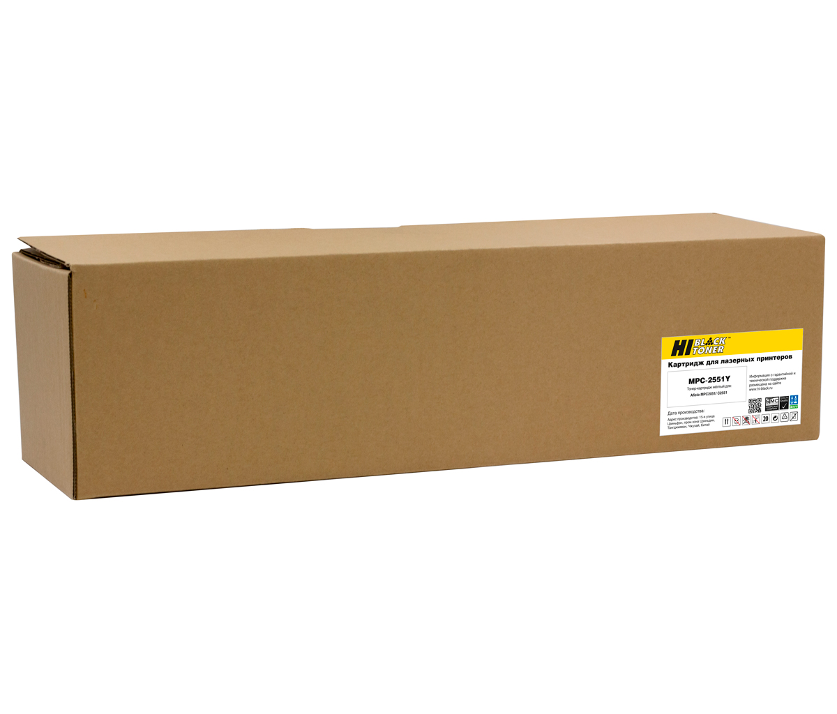 Тонер-картридж Hi-Black (HB-Type MPC2551Y) для Ricoh Aficio MPC2051/C2551, туба, Y, 9,5K/netcat_files/80/80/9896907.jpg