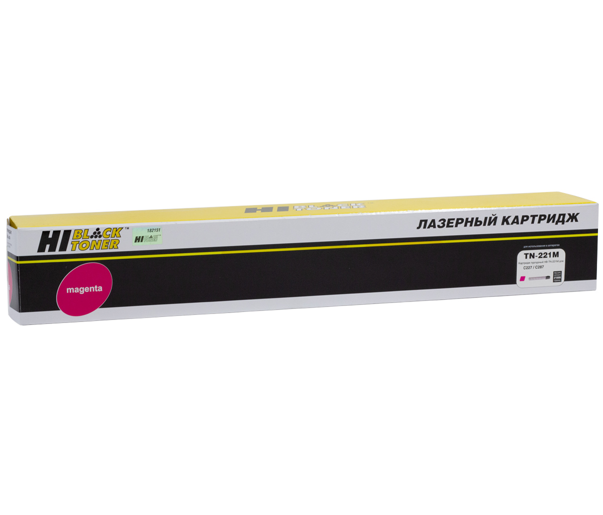 Тонер-картридж Hi-Black (HB-TN-221M) для Konica-Minolta bizhub C227/287, M, 21K/netcat_files/80/80/98970232.jpg