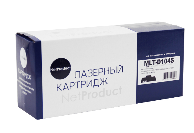 Картридж NetProduct (N-MLT-D104S) для Samsung ML-1660/1665/1860/SCX-3200/3205/3207, 1,5K/netcat_files/80/80/999010090252.jpg